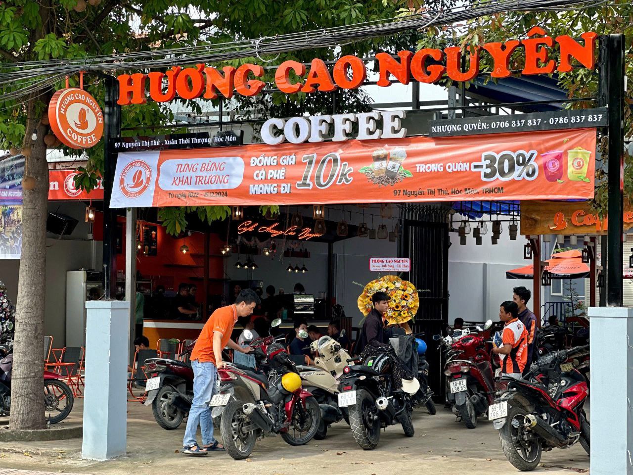 khai trương quán 13