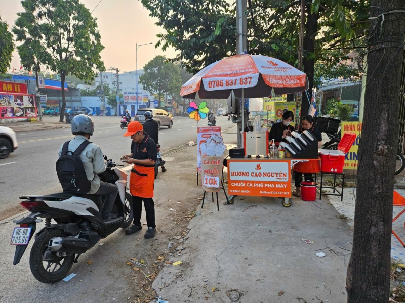 Mô hình nhượng quyền cafe Take Away 0 đồng – Không thu % doanh thu của Hương Cao Nguyên