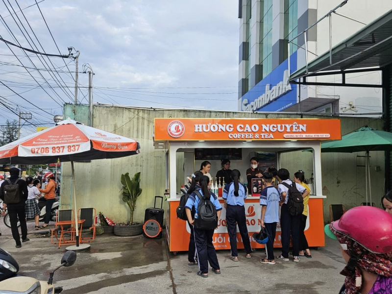 Mô hình Kiosk cafe mang đi