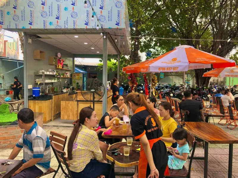 Mô hình nhượng quyền quán cafe sân vườn của Hương Cao Nguyên