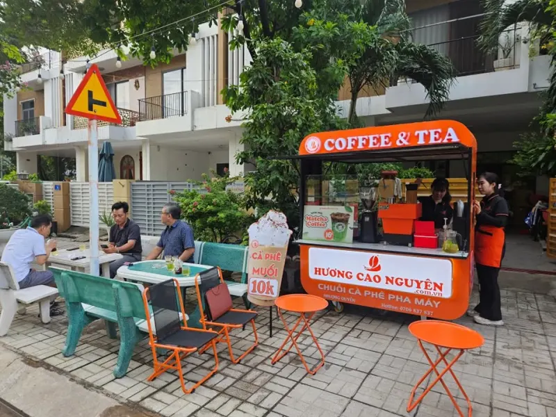 Mô hình Ki-ốt / Kiosk cố định cảu Hương Cao Nguyên